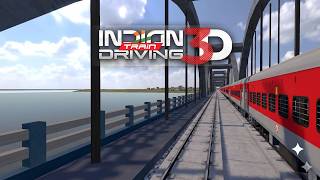 INDIAN TRAIN DRIVING 3D | JOURNEY | REAL JOURNEY VIBE🤩 | NEW TRAIN GAME #asmr screenshot 3