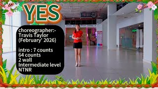 Yes line dance (Tutorial) 10/3/26