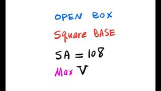 Max Volume for open box