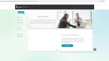 Getting Started Signing In at UMB with Webex