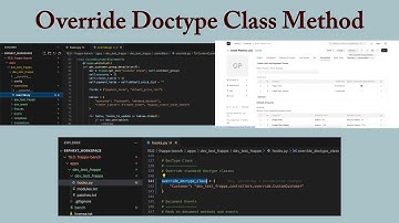 Override Doctype Class Method - Part 3 | Frappe | ERPNext