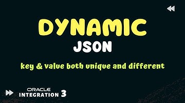 How to generate a dynamic JSON message in Oracle Integration 3, OIC 3, invoke API with dynamic JSON