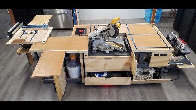 Fold Away Planer Stand, with dust collection / EP12 