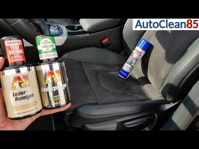 Auto Leder Pflegen oder Auto Ledersitze reinigen