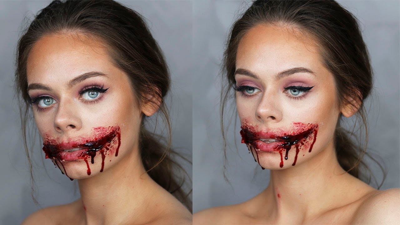 CHELSEA Ripped Mouth Makeup - YouTube