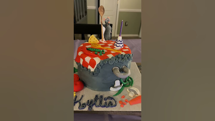 Ratatouille Birthday Cake 🎂 #ratatouille #disney #shorts #youtubeshorts #birthday