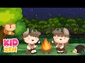 12 HOURS of Relaxing Baby Sleep Music: Campfire 🏕️ Piano Lullaby for Babies to go to Sleep