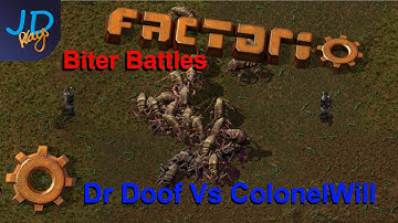 Factorio PvP Biter Battles Dr Doof vs ColonelWill | Shoutcasted by Cl0wnT0wn, Mojo & JD