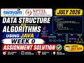 Data Structure and Algorithms using Java Week 0 Assignment Answers 2026 | NPTEL July 2026