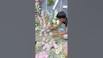 Cắm hoa đám cưới. Hoa chân #daycamhoa #hoccamhoa #wedding #trangtridamcuoi #trending #camhoa