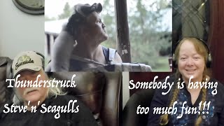 Thunderstruck - Steve'n'Seagulls - SO MUCH FUN!!! Grandparents from Tennessee (USA) react