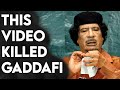 Unknown of gaddafi  the speech that killed gaddafi watch before deleted