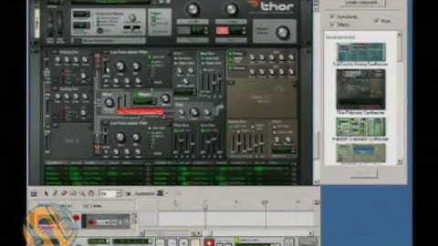 Propellerhead Reason 4 Thor Synthesizer Overview