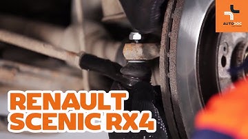 How to change tie rod end / track rod end on RENAULT SCENIC RX4 TUTORIAL | AUTODOC