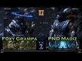 MKX - F0xy Grampa (Kung Lao) vs Madzin (Sub-Zero, Kotal Kahn) Epic Battle