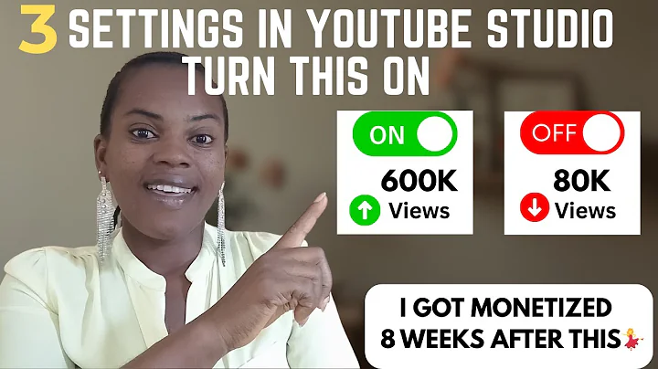 YouTube not RECOMMENDING Your Videos? Go to YouTube Studio!! TURN this SETTINGS On.