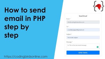 how to send email using PHP mail function step by step || With Source Code