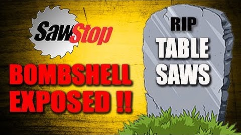 BOMBSHELL getuigenis verandert het hele SawStop-verhaal!