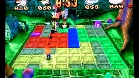 Let's Play Crash Bash (Part 2: Warp Room 1 Boss & Gem Challenges)