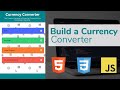 Build a Currency Converter Using HTML, CSS and JavaScript 🔥🔥(2019)