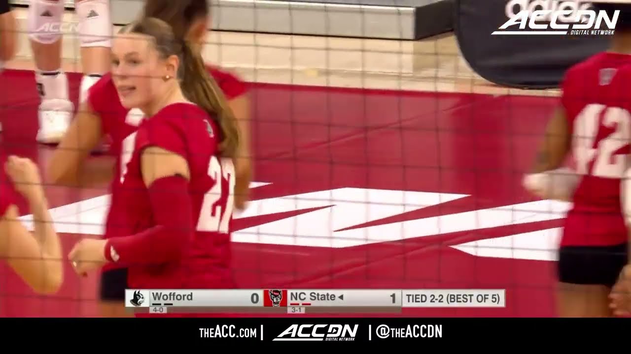 Wofford vs. NC State Match Highlights | 2026 ACC Volleyball