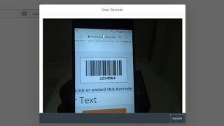 SAP Analytics Cloud Barcode Scanner Custom Widget