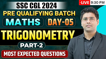 SSC CGL 2024 | SSC CGL Trigonometry Best Questions With PYQs | SSC CGL Maths By Abhinay Sharma