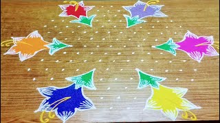 Margali Kolam with 15 X 8 Dots | New Year Kolam 2021 | Sankranthi Muggulu by Tamil Kolangal