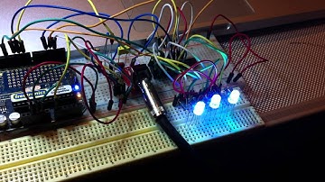 Arduino + TLC5940 + MSGEQ7 Test