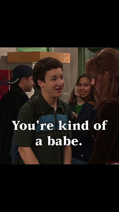 Boy Meets World Being The Gayest 90s Show for a hot minute