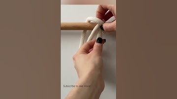 Full tutorial of 8 alternatives to the Larks Head knot coming tomorrow!