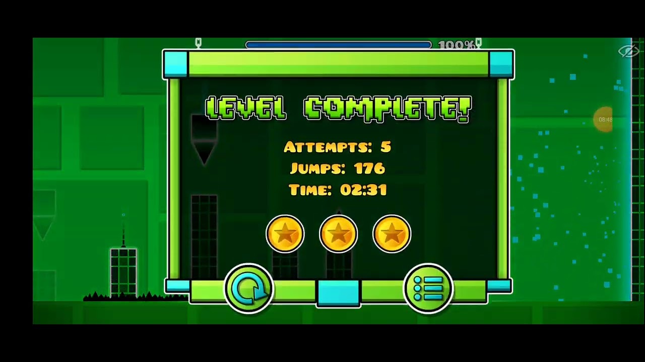 main geometry dash 1 - 6 part 1 - YouTube