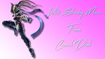 Tekken 7 FR: Master Raven - While Standing Moves from Crouch Dash