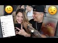 GIRLFRIEND READS BOYFRIENDS INSTAGRAM DMs (SHE FLIPS OUT)