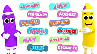Months Of The Year, Kids Songs and Educational Videos