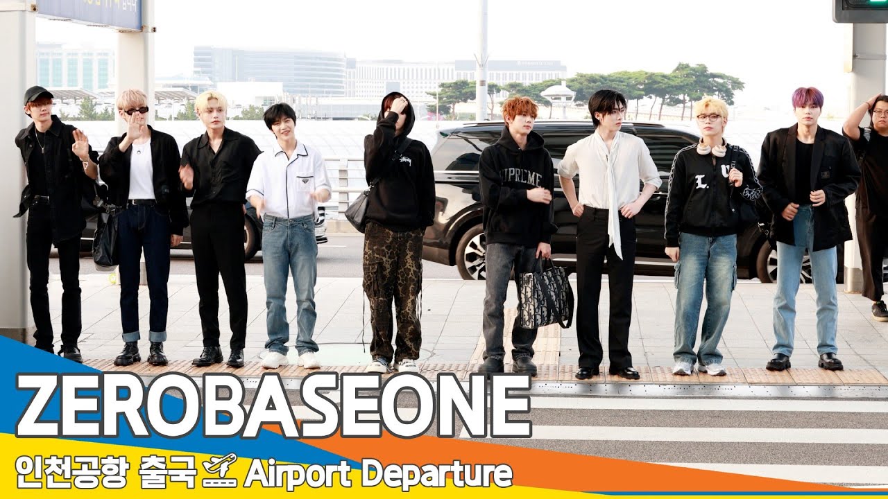 [4K] 제로베이스원, 인천국제공항 출국✈️ZEROBASEONE Airport Departure 2024.8.16 Newsen