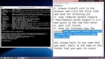 Tutorial How To Install Framework YII2 with Composer
