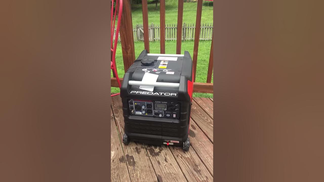 Harbor Freight 3500 Predator Inverter YouTube