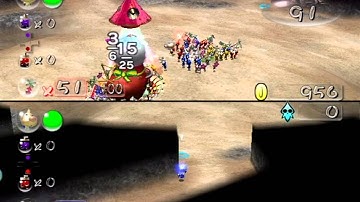 Pikmin 2 - Challenge Mode 14: Dweevil Nest