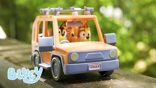 Fun in the Car! | Bluey and Bingo's Playtime | Toy Stop Motion | Bluey Resimi