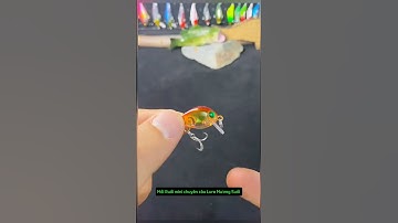 Mồi Ruồi mini chuyên lure rô pho suối #cauca #fishing