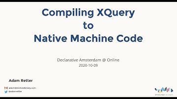 Compiling XQuery to Native Machine Code