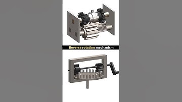Reverse Rotation Mechanism | Mechanical Principle 🔄 Which one would you pick?🤔 #cad #learning