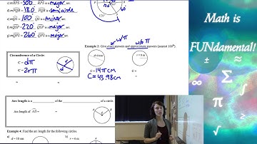 10.6 Geometry - Circles and Arcs