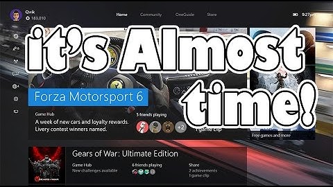 New Xbox One Experience Dashboard UI Update