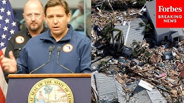 JUST IN: DeSantis Gives Update On Hurricane Ian Recovery Efforts