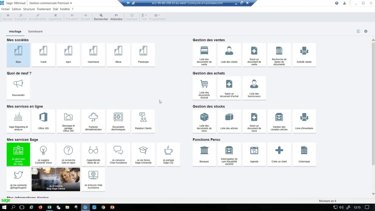 Sage 100cloud Gestion Commerciale :  Ventes