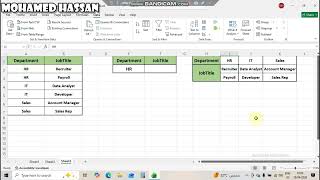 Dependent Dropdown List باستخدام Excel 🔥قايمة منسدلة معتمدة ع قايمة تانية 