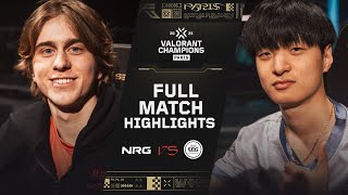NRG vs. EDG | MATCH HIGHLIGHTS | VALORANT Champions Paris 2025 - Group Stage