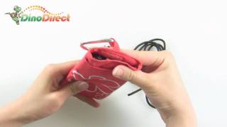 Double Flowers Pattern Universal Mobile Phone Soft Pouch Bag - dinodirect screenshot 1